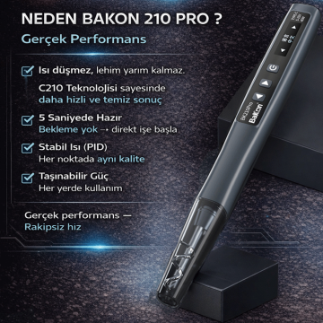 Bakon BK210 Pro Profesyonel Akıllı Kalem Havya