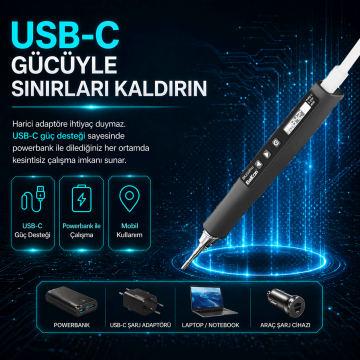 Bakon BK210 Pro Profesyonel Akıllı Kalem Havya