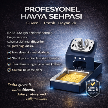 Bakon 852MX C210 Lehimleme ve Sıcak Hava İstasyonu 1000W