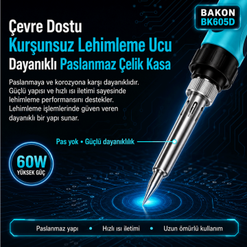 Bakon BK605D 60W Dijital Ekran Kalem Havya