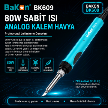 Bakon BK609 80W Kalem havya